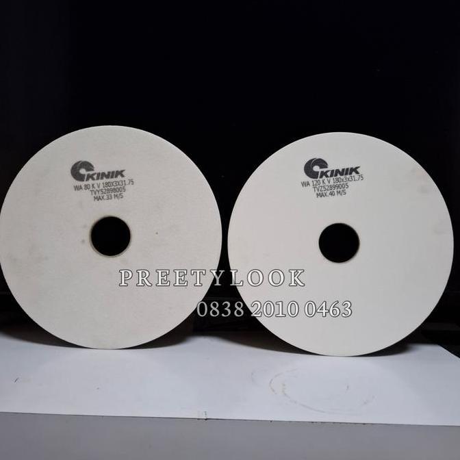 MORIFOYU Batu Gerinda KINIK 7 Inch 180 x 3 x 31.75 Mm Grinding Wheel Wa 120 KV