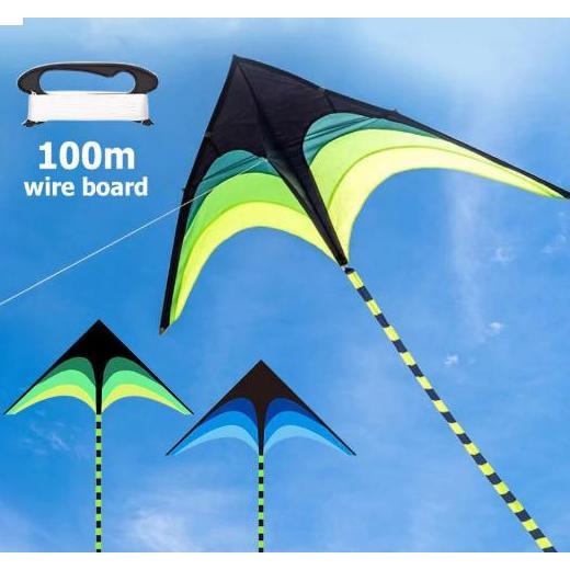 Mainan Layang Layangan Ekor Panjang Besar Jumbo Bonus Tali Benang Mainan Layangan Pantai Besar