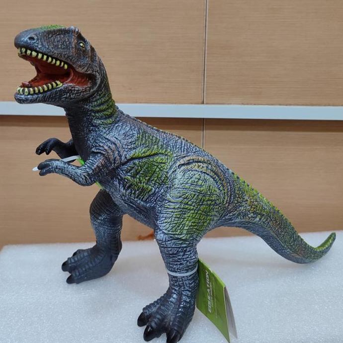 Mainan Dinosaurus Bunyi Giganotosaurus Karet Lunak Mainan Dino