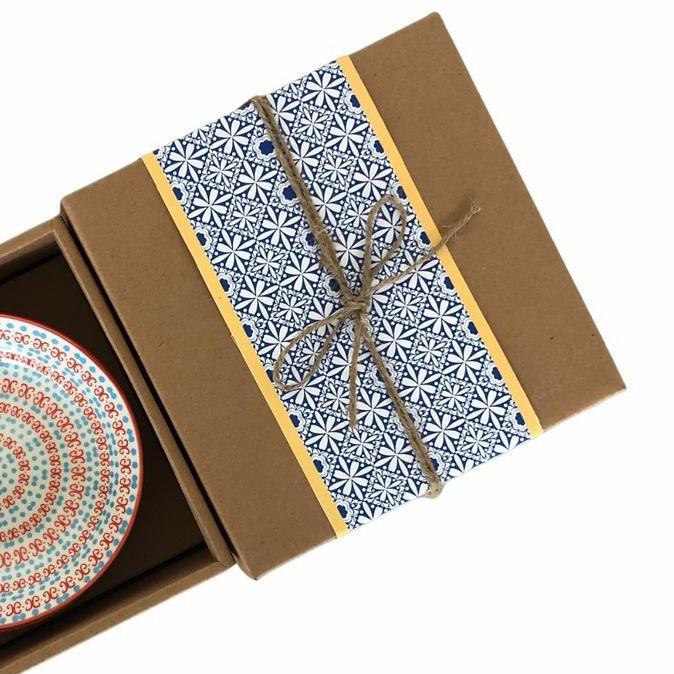 Dinner Set Keramik / 2 PCS Piring Jepang / Japanese Dinner Plate