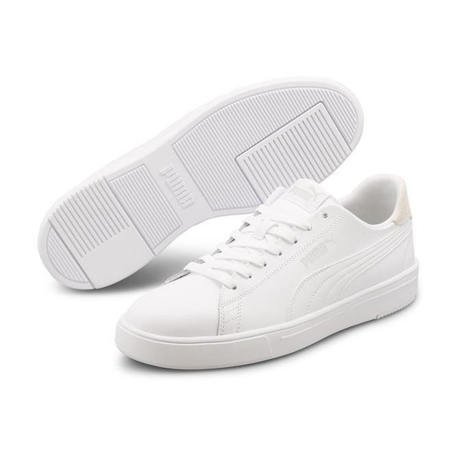 PUMA Sepatu Trainer Serve Pro Lite White-White-Silver-Gray Violet MS