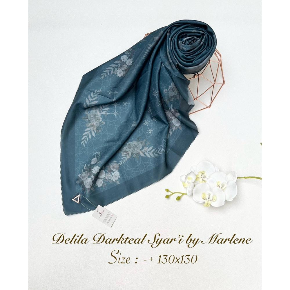 Marlene - VOILE PRINT SYARI JUMBO | Hijab Segiempat Voal Motif Jumbo Syari