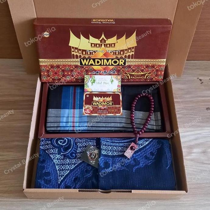 Sarung Wadimor Baju Koko Pakaian Pria Muslim Hampers Cowok Paket Murah GS