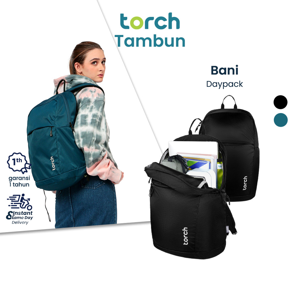 TORCH Bani Backpack Laptop 15 Inch Pria Wanita