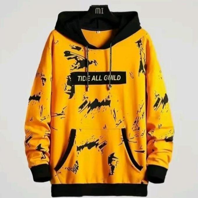 Terlaris dan terpopuler switer pria dan wanita model baru Bahan Fleece Tebal Unisek Hitam Cowok Cewe