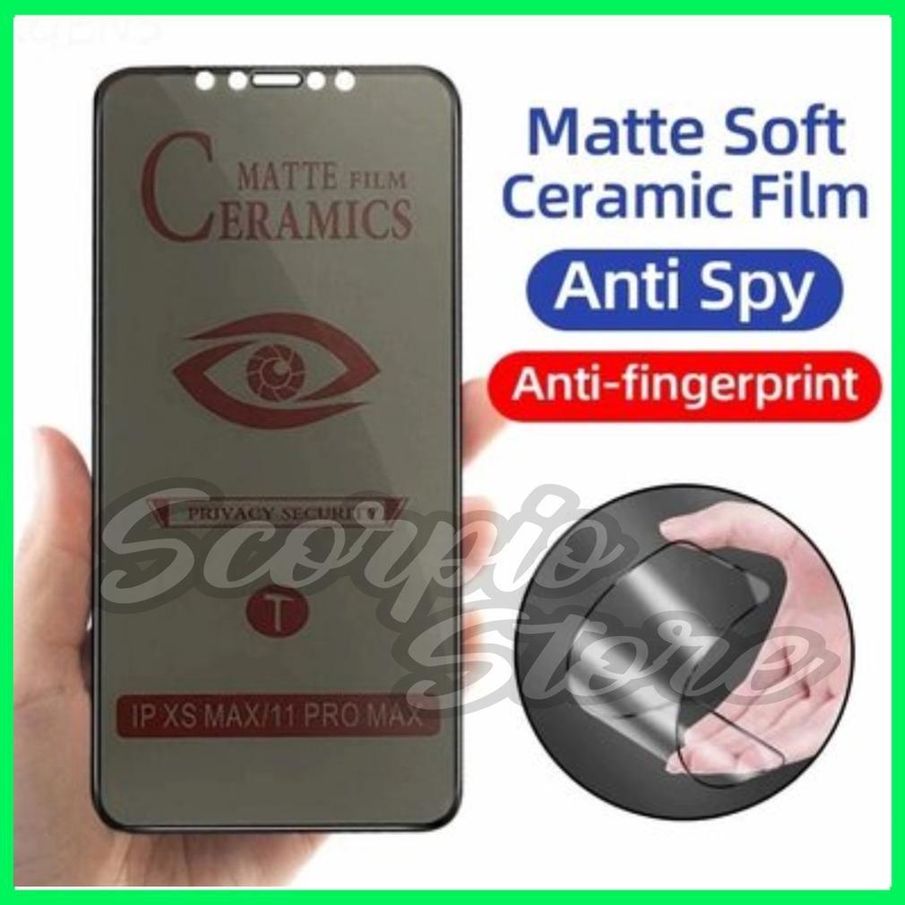 Uj-32 Ad-532 Ceramic Matte Anti Spy Samsung J2 Prime J5 Prime J5 Pro J8 2018 - Ss Premium