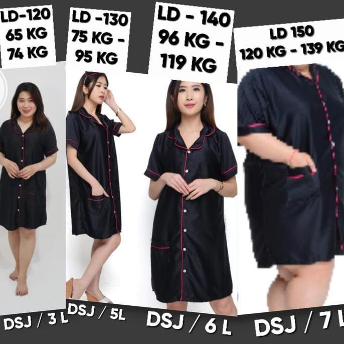 Daster Jumbo Wanita Bahan Satin Silk Premium