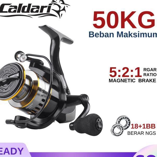 Caldari Reel Pancing Casting Spinning Power Handle Gulungan Pancingan Smaro Reel Fishing Reel Alat M