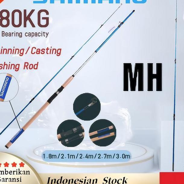 Shimano Japan Casting Rod Spinning Rod Fishing Rod Mh Power Joran Pancing Ultra Lht Rod Batang Panci