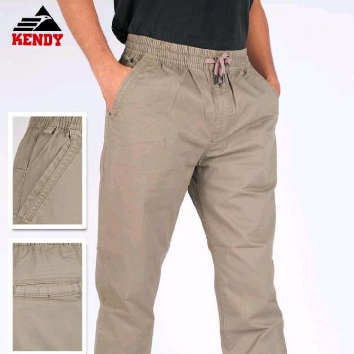 Celana Kendy Panjang Cinos Joger Pria Original Premium