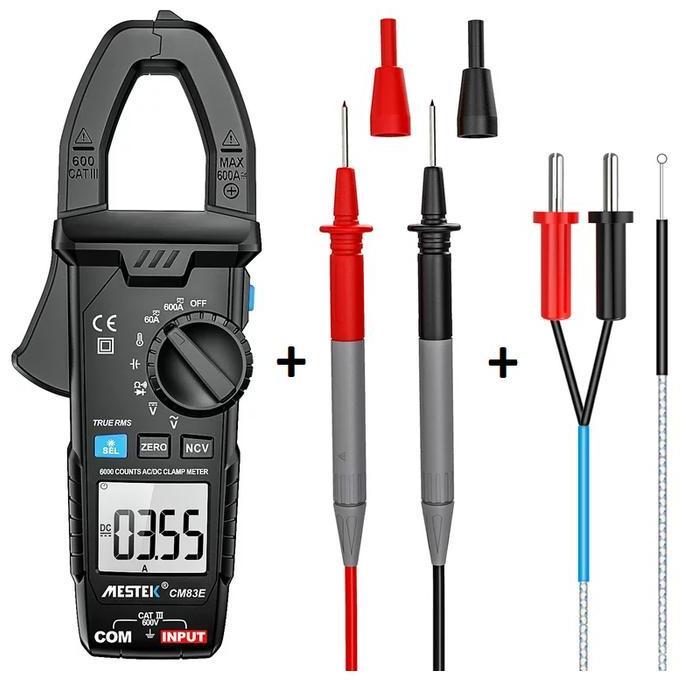 Digital Clamp Meter Tester Tang Ampere Meter Digital Mestek Cm83E