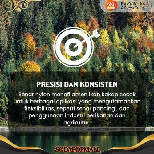 New Senar Cap Ikan Kakap  Ukuran 400 (25)  per Roll /Tali Senar Pancing / Senar Layangan