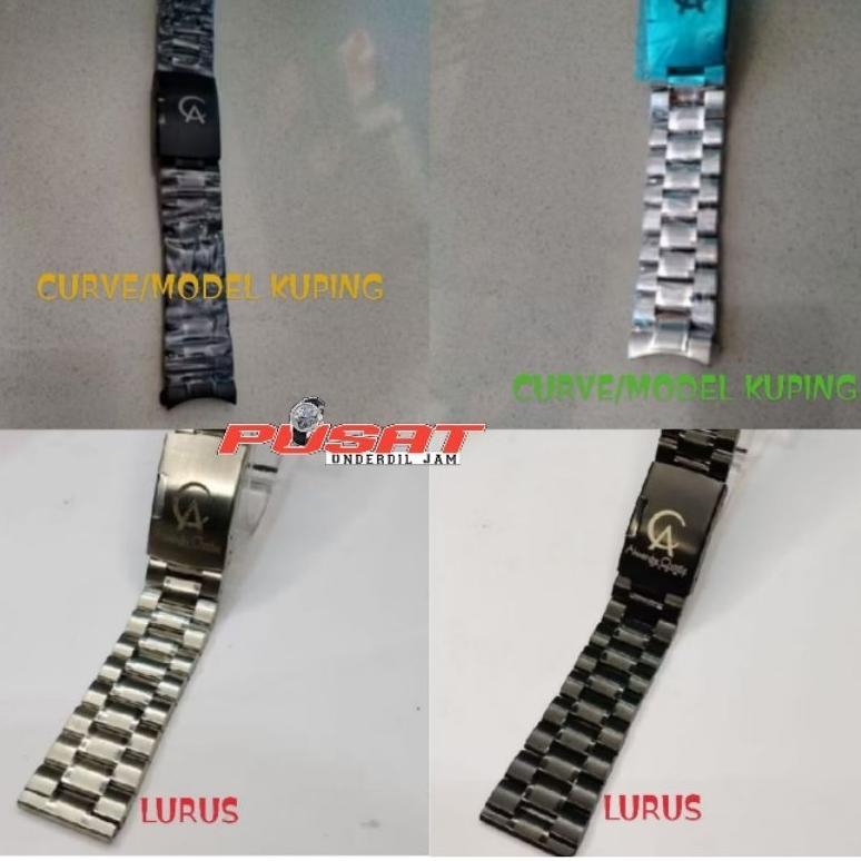 Tali Jam Rantai Alexander Christie Logo AC Rantai Berkualitas Rantai AC Curve Dan Datar Aksesoris ja