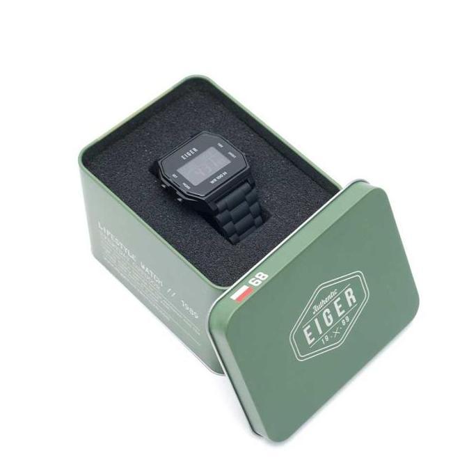 Jam Tangan Eiger 910005092 / 5092 Black Digital Provo Watch