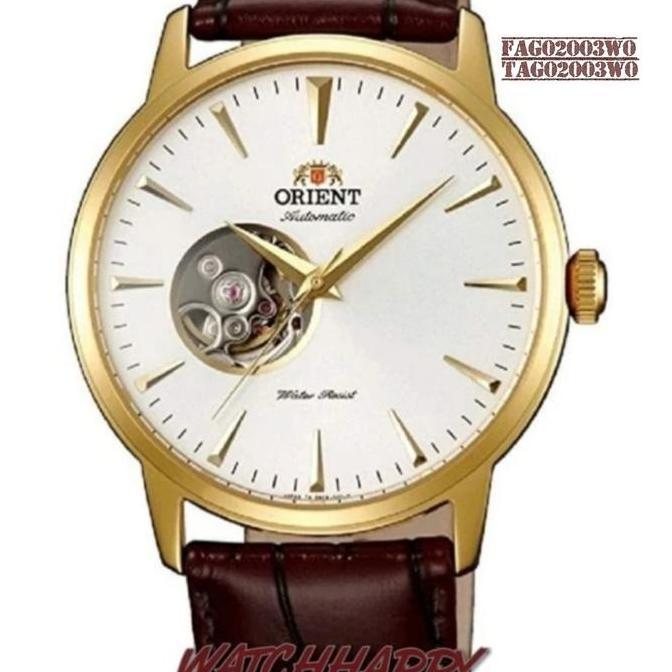 Jam Tgn Pria ORIENT ORIGINAL FAG02003W0 Open Heart GARANSI FAG02003W