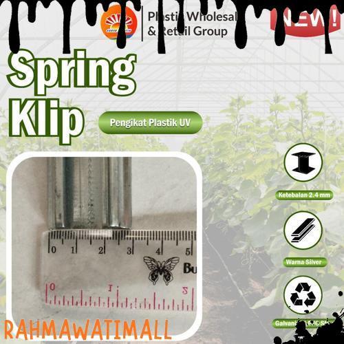 GROSIR Penjepit Plastik UV / Spring Klip Alat Pasang Plastik UV