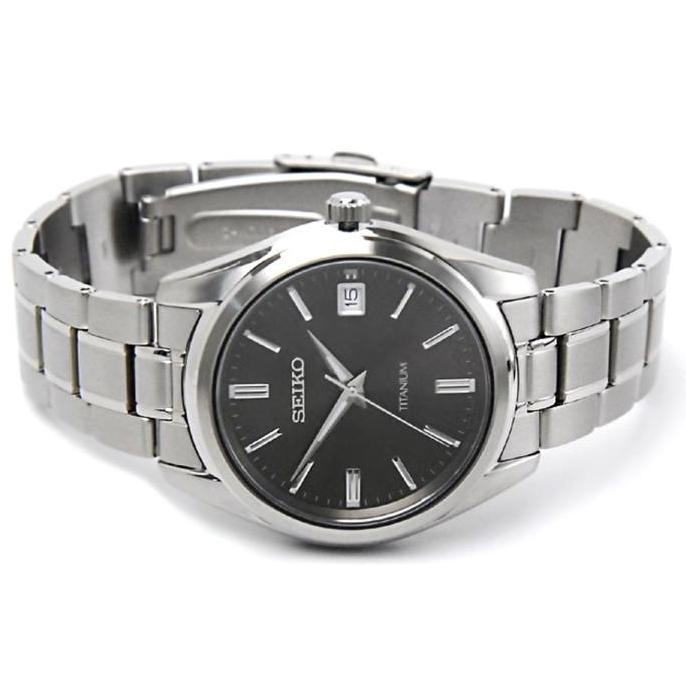 Seiko Pria SUR375P1 Quartz Titanium Sapphire Grey Dial SUR375