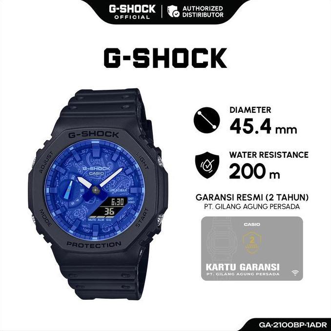 G-SHOCK jam Tangan pria Analog Digital GA-2100BP-1ADR