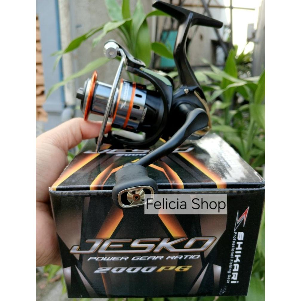 Reel Pancing Shikari Jesco 1000 2000 3000 PG Rel Rell Ril Rill Katrol Kerekan Alat Pancing Pancingan