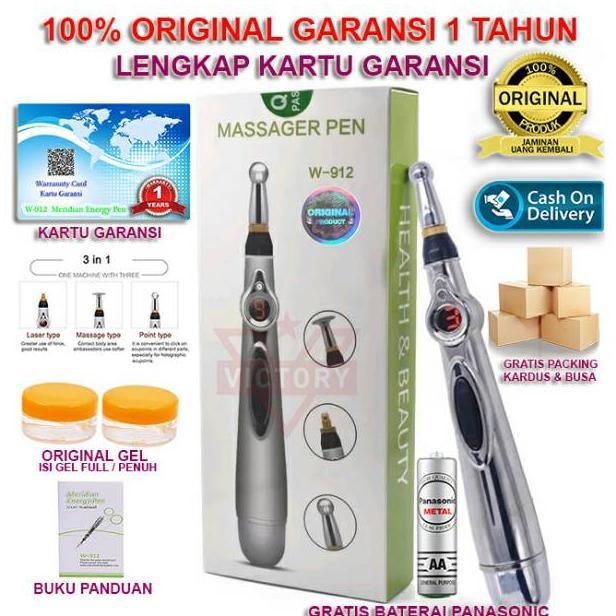 [GARANSI 1 TAHUN] W-912 100% ORIGINAL PENA AKUPUNTUR MERIDIAN ENERGY PEN / AKPUNTUR ELEKTRIK Alat ke