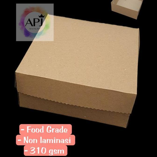 Dus Kotak R6 16x16x7cm / Dus Martabak / Dus Kraft 16x16x7cm / Dus Kraft Serbaguna / Dus Kraft martab
