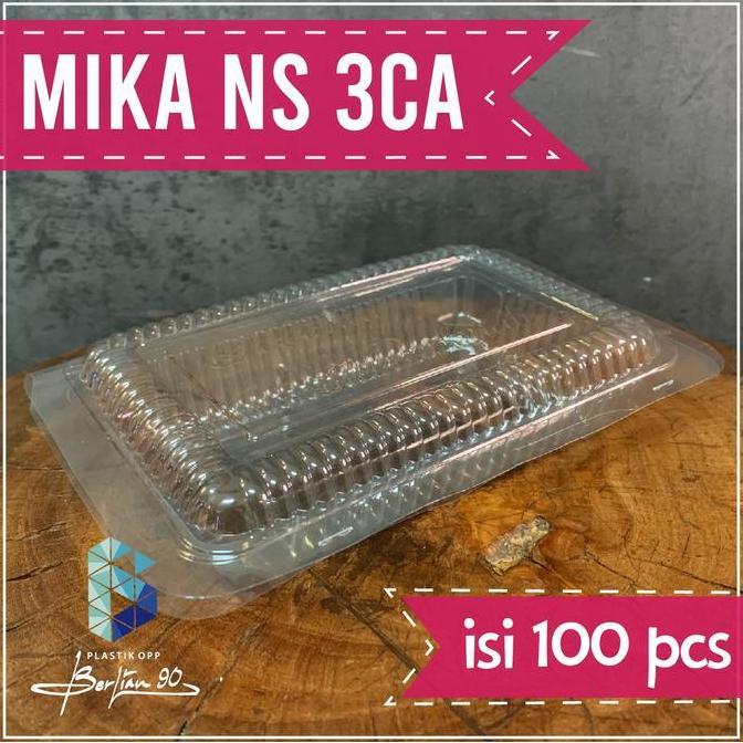 Mika kue ukuran 3 CA / Mika makanan  / Mika Plastik Makanan