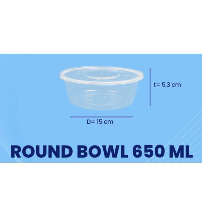 THINWALL ROUND 650ml / MANGKOK BULAT 650ml
