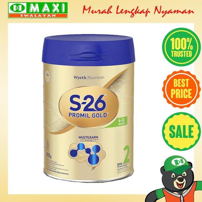 S26 Promil Gold Tahap 2 Vanila 900gr Susu Formula Lanjutan Untuk Bayi 6-12 Bulan Rasa Enak Kaya Vita
