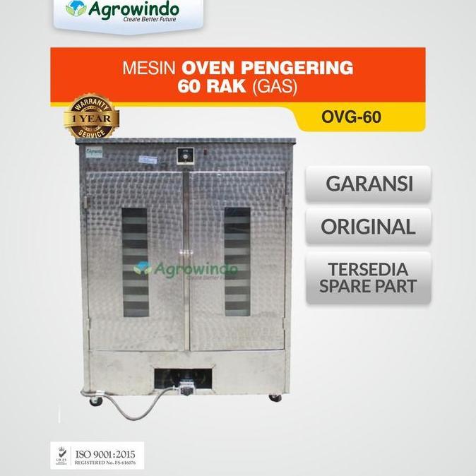 IRIS Maksindo Mesin Oven Pengering Serbaguna Stainless Gas AGR-OVG60SS