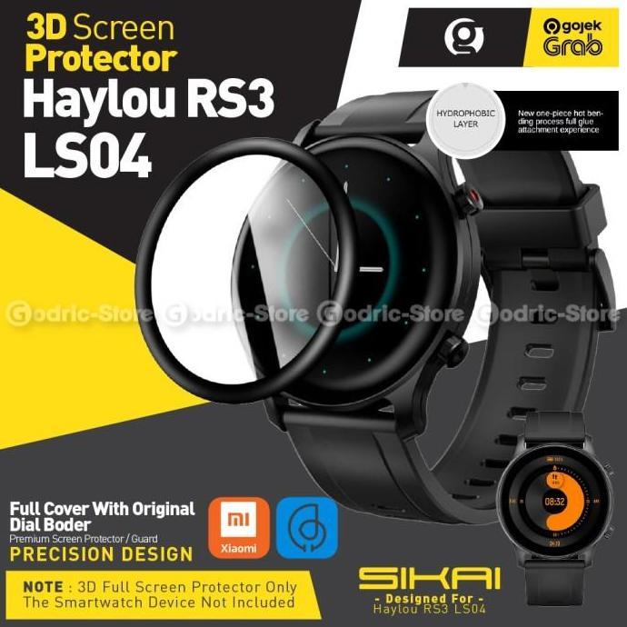 IRIS- Curved Anti Gores 3D Full Cover for Haylou RS3 LS04 Screen Protector