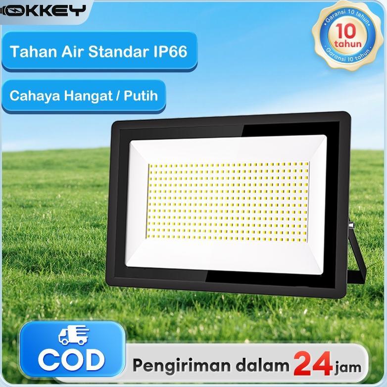 Garansi 10 tahun Lampu Sorot Led lampu led rumah lampu tembak outdoor IP68 Tahan Air