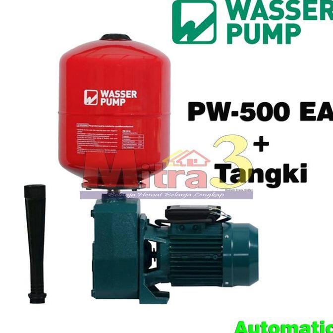 ((((()paling dicari] WASSER PC-500 EA + Tank Pompa Air Otomatis Sumur Dalam JET Pump + Tangki PC500E