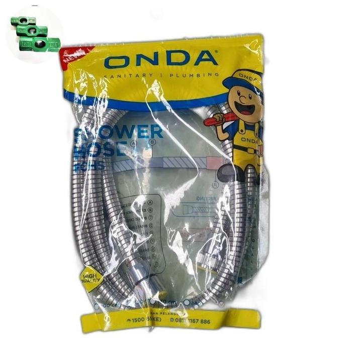 Onda Selang Shower 150 Cm - Onda Selang Shower 1.5 M / Selang Shower Stainless