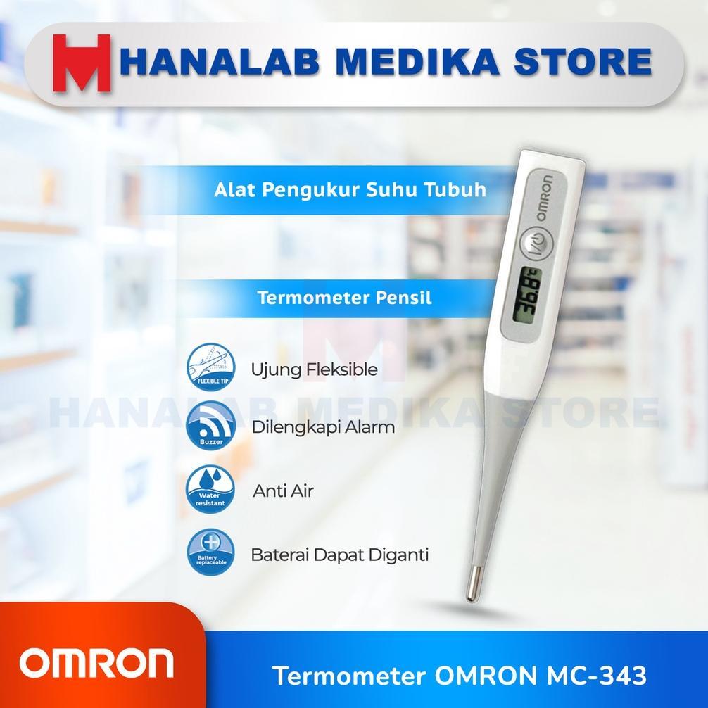 Omron Thermometer Digital MC-343 Flexybel / Thermometer Omron MC-343 / Omron MC-343 / Thermometer Di