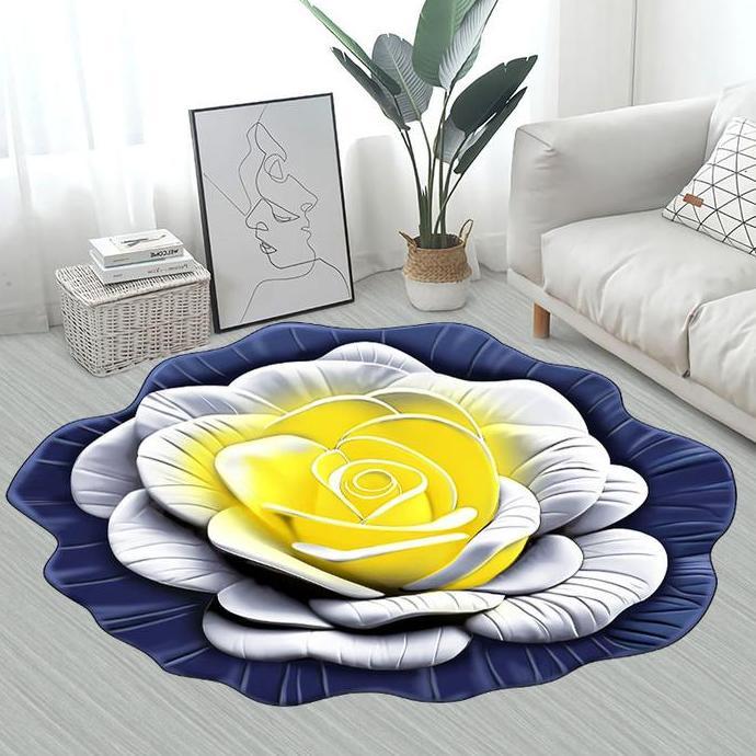NEWKarpet bundar, keset pintu, karpet bundar ruang tamu, keset ruang tamu, karpet ruang tamu cantik,