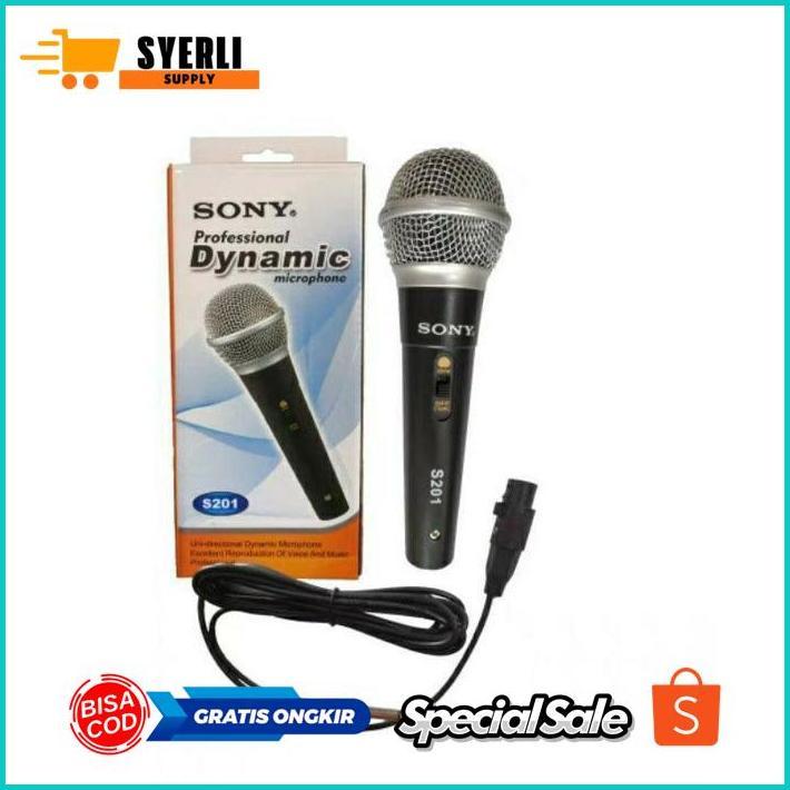 KU09 ryu-56 Mic sony karaoke S201 microphone Premium Murah