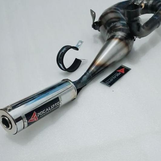 knalpot vespa racing silencer pesek Original