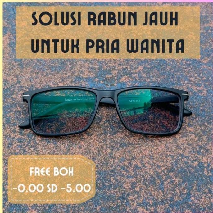 DB106 >> Kacamata Minus Jarak Jauh Optik Asli Photocromic Laki-laki Perempuan