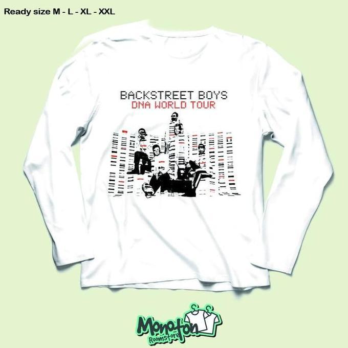 DF397>> KAOS BAND - BACKSTREET BOYS - DNA WORLD TOUR ALBUM - LONGSLEEVE