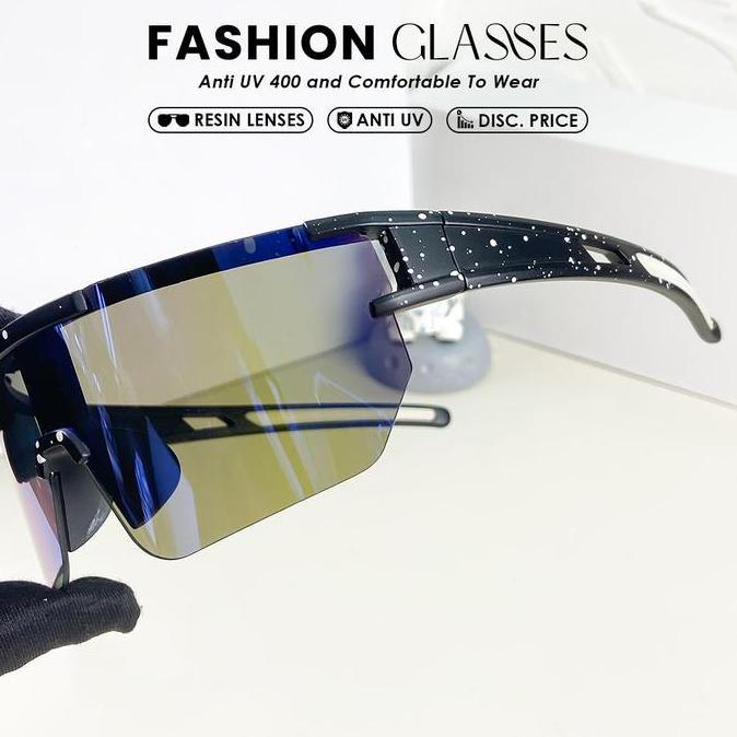 DV16 }} Kacamata Sporty Pria Korean Style Anti Sinar UVcool visionMC6103 Eyewear