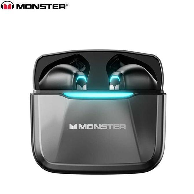 Earphone Headset TWS Bluetooth 5.0 Monster Original with Charging Base Original