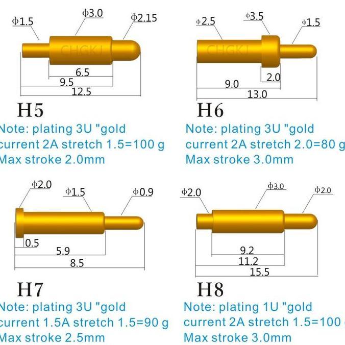 Promo Over 50A High Current Test Probe Pogo Pin Antenna Thimble Sss Cod