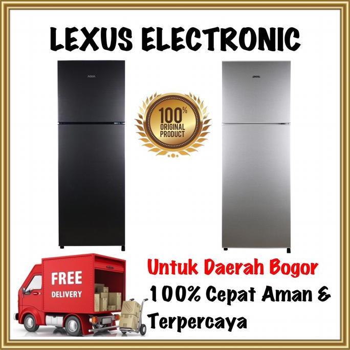 BEBAS ONGKIR - AQR-D270LS/DS AQRD270 D270 KULKAS 2 PINTU KULKAS AQUA AQRD270 AQUA