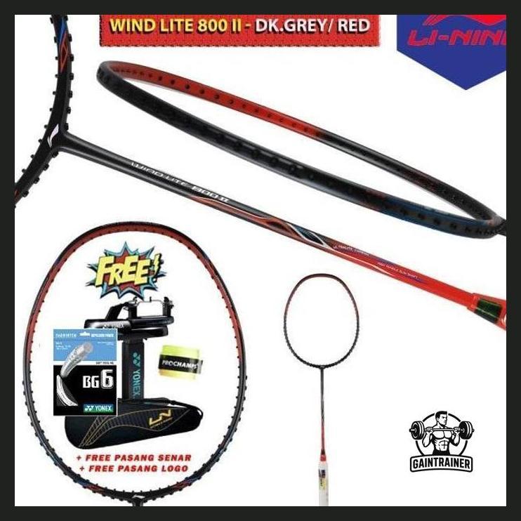 OLAHRAGA - LINING WIND LITE 800 II RAKET BADMINTON ORIGINAL PACKING AMAN
