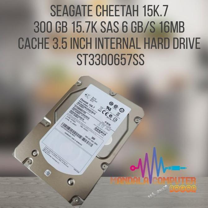 Hardisk DELL 300GB 15K SAS 6gbps 3.5 inch 0F617N CHEETAH 15K.7 Grosir Termurah