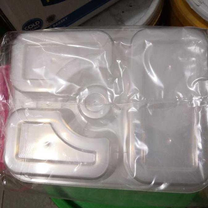 Thinwall bento sekat 3+tutup isi 25
