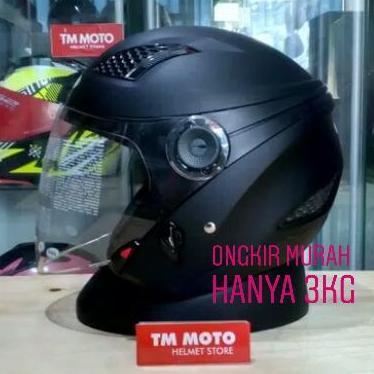 Helm Zeus Z610 Matt Black / Half face Zeus