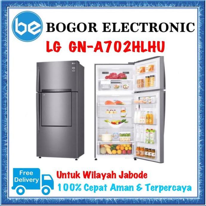 TERMURAH - PROMO MURAH LG KULKAS 2 PINTU | GNA702HLHU | GN-A702HLHU | KULKAS LG