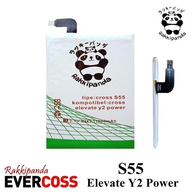 TERBARU - Baterai Evercoss S55 Elevate Y2 Power 5.5 Inchi Double IC Protection