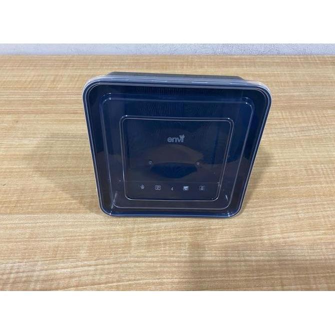 THINWALL HITAM 2000 ML SQUARE + TUTUP MEREK ENVI PREMIUM HARGA 200 PCS